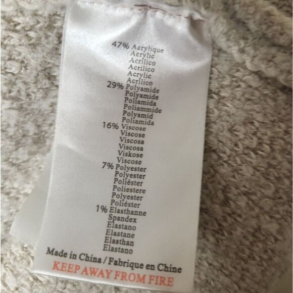 fringe knit blanket cardigan coat - Picture 10 of 11